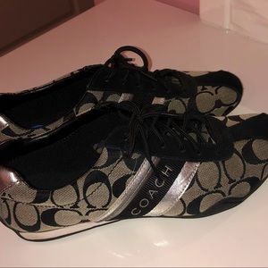 Coach Katelyn Shoes Silver Band